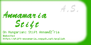 annamaria stift business card